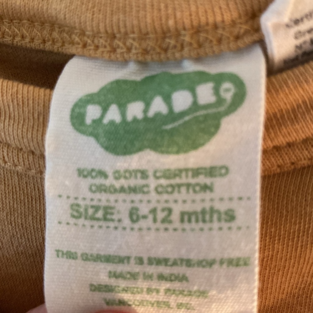 Parade Organics Tank Romper size 6-12 Months - Picture 2 of 3